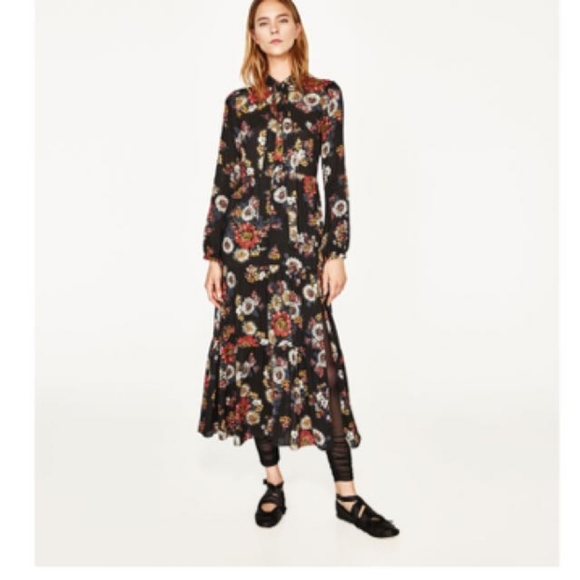 🏵️ Zara Floral Maxi Dress - Picture 3 of 3